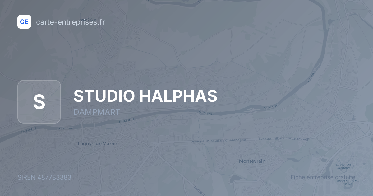 STUDIO HALPHAS — 487783383 — fiche entreprise