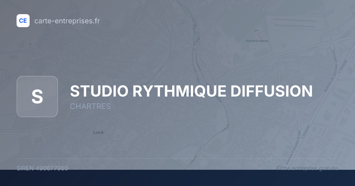 STUDIO RYTHMIQUE DIFFUSION — 490677960 — fiche entreprise