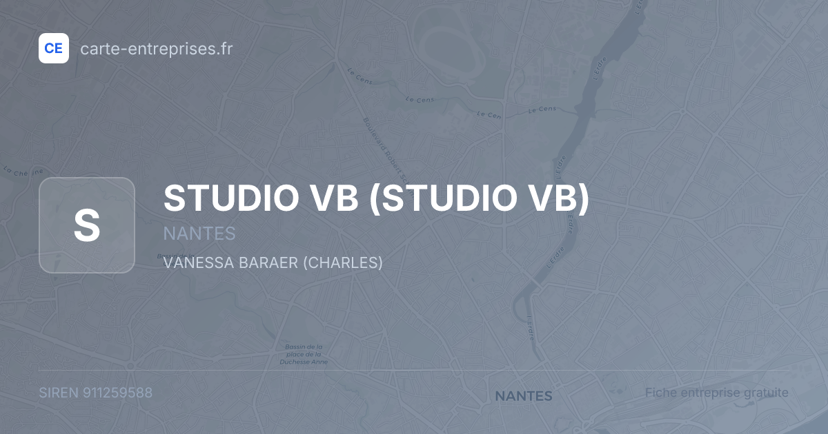 STUDIO VB — 911259588 — fiche entreprise