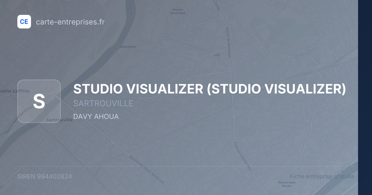 STUDIO VISUALIZER — 994402824 — fiche entreprise