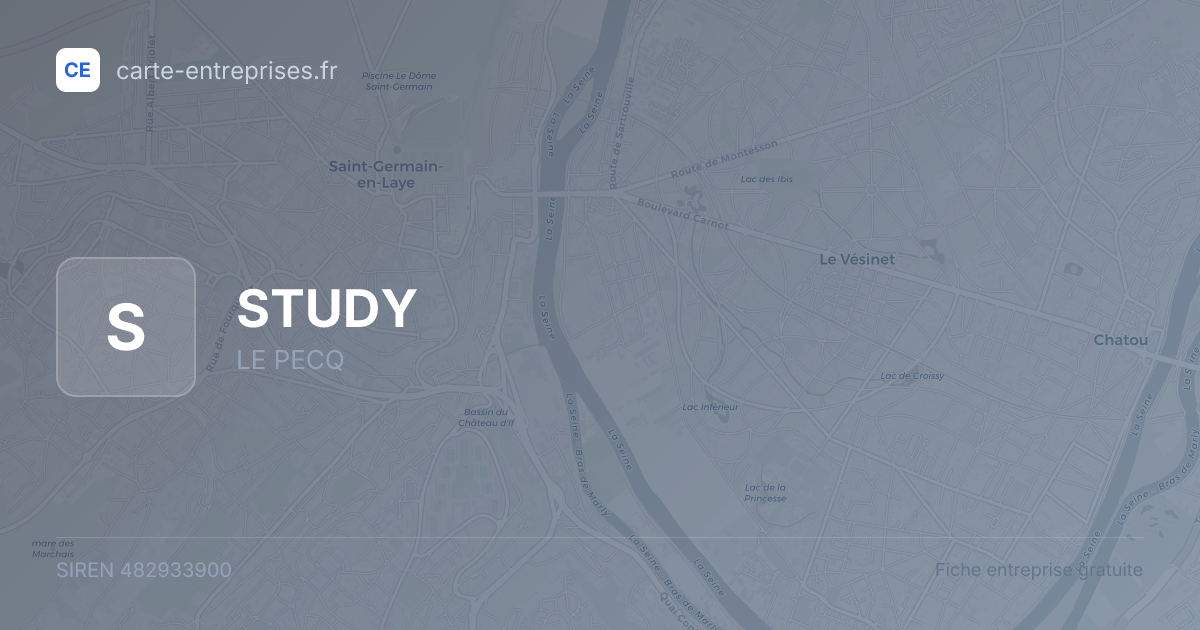 STUDY — 482933900 — fiche entreprise