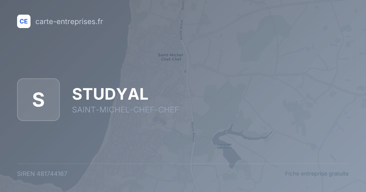 STUDYAL — 481744167 — fiche entreprise