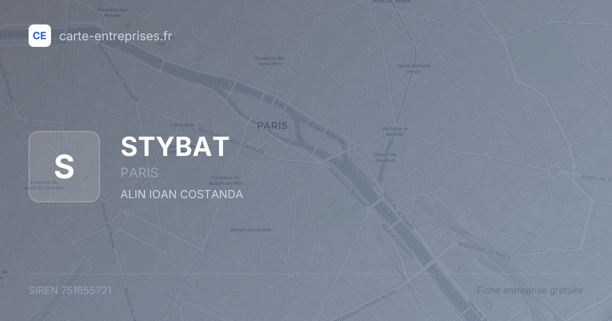 STYBAT — 751655721 — fiche entreprise
