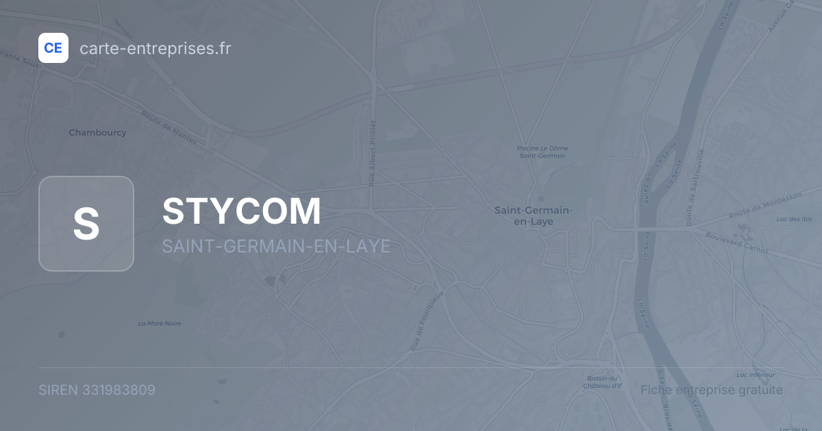 STYCOM — 331983809 — fiche entreprise