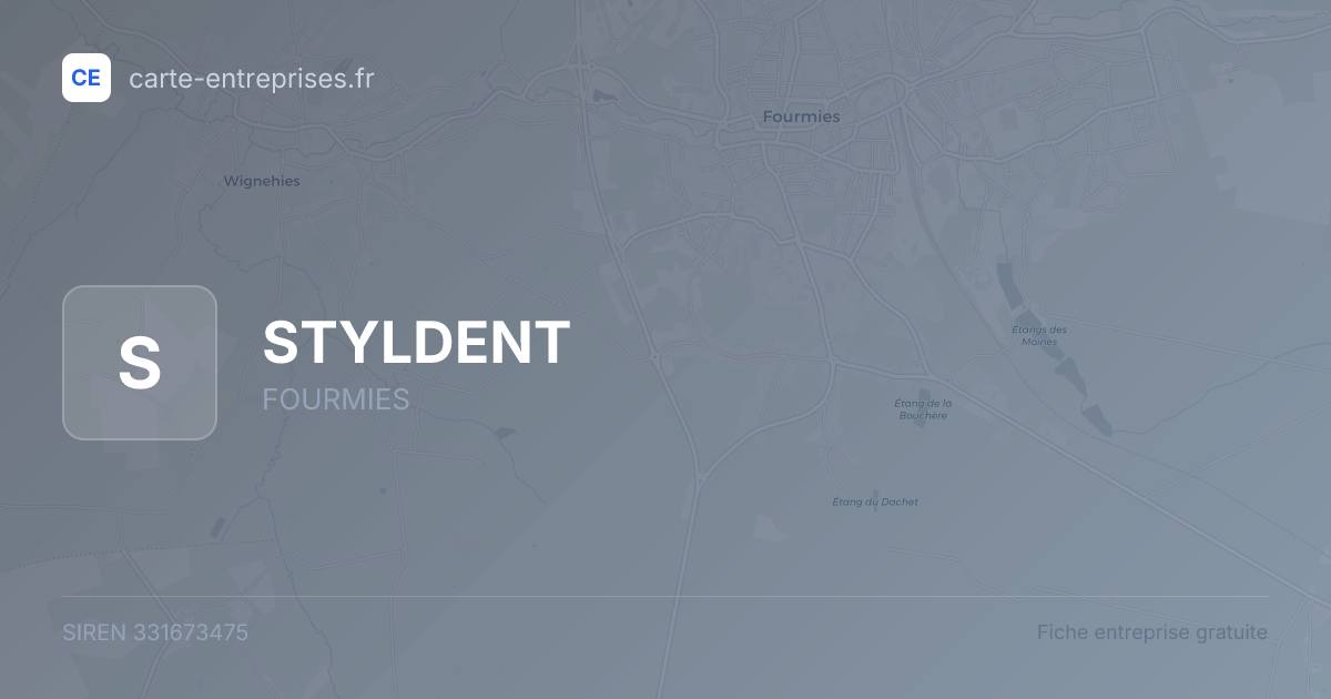 STYLDENT — 331673475 — fiche entreprise