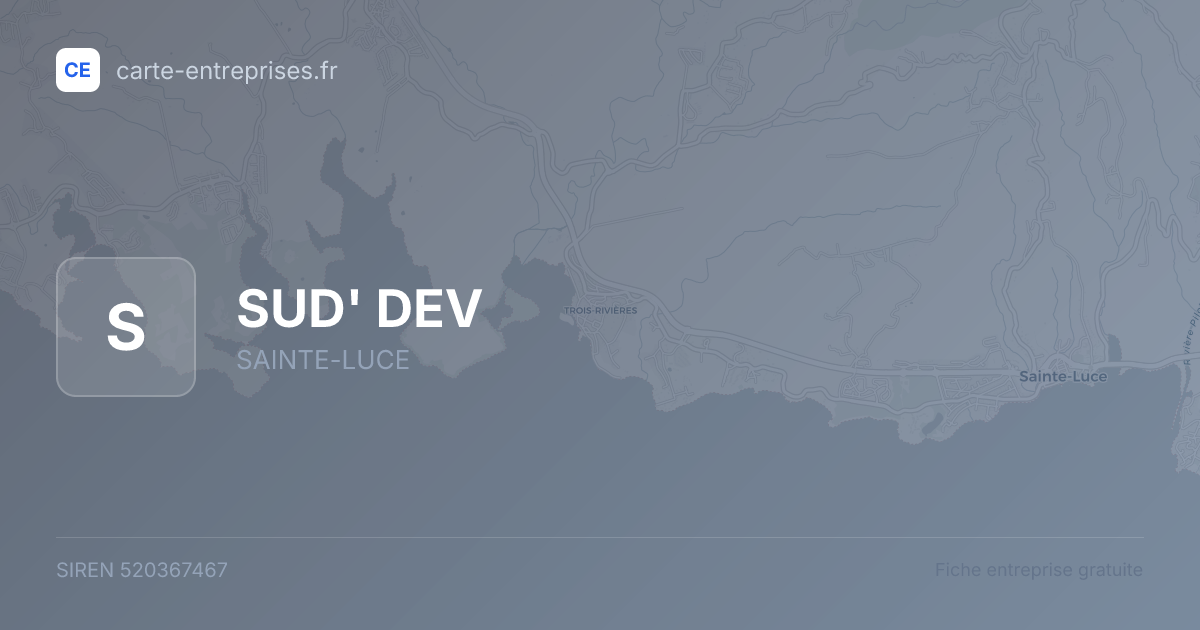 SUD' DEV — 520367467 — fiche entreprise