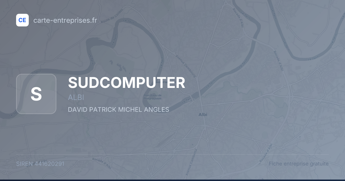 SUDCOMPUTER — 441620291 — fiche entreprise