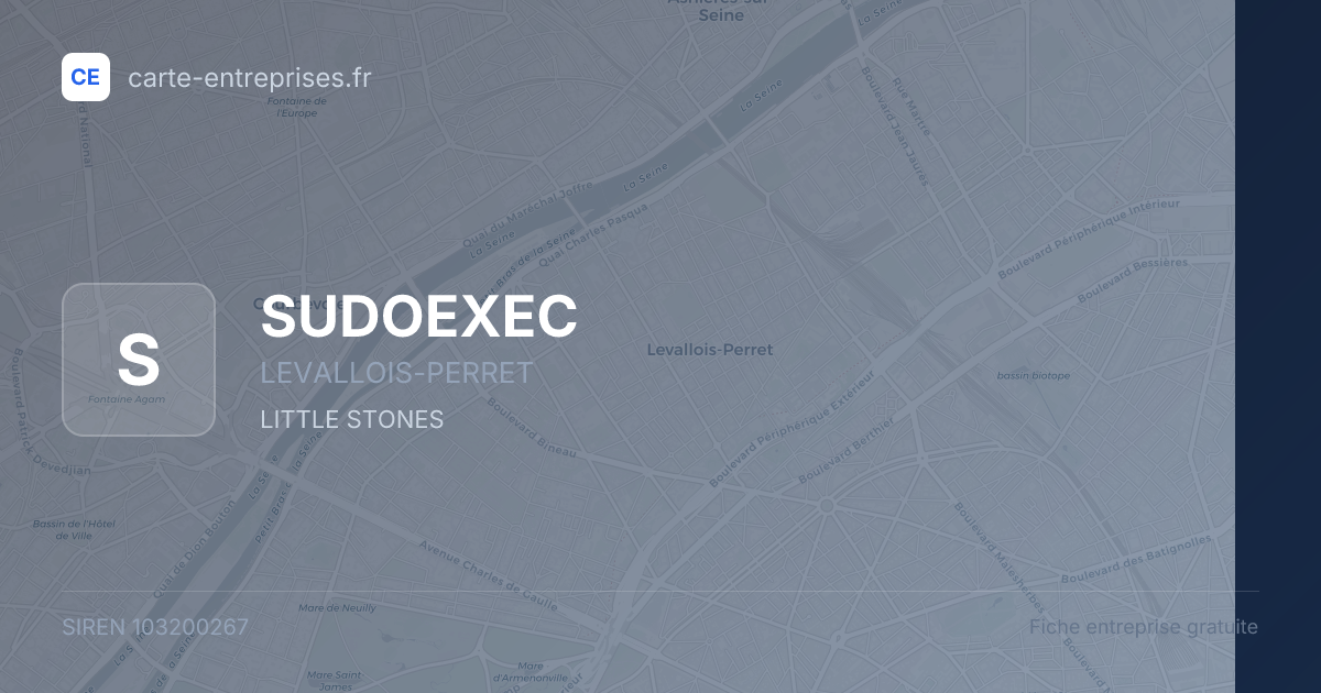 SUDOEXEC — 103200267 — fiche entreprise