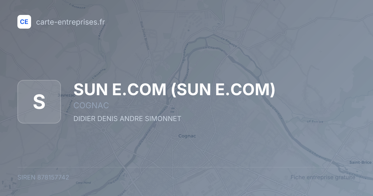 SUN E.COM — 878157742 — fiche entreprise