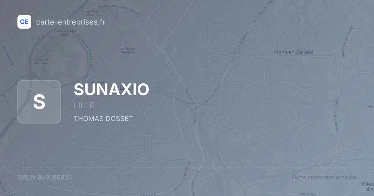 SUNAXIO — 949586424 — fiche entreprise