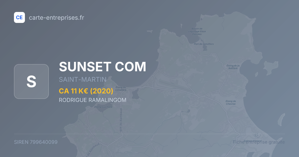 SUNSET COM — 799640099 — fiche entreprise
