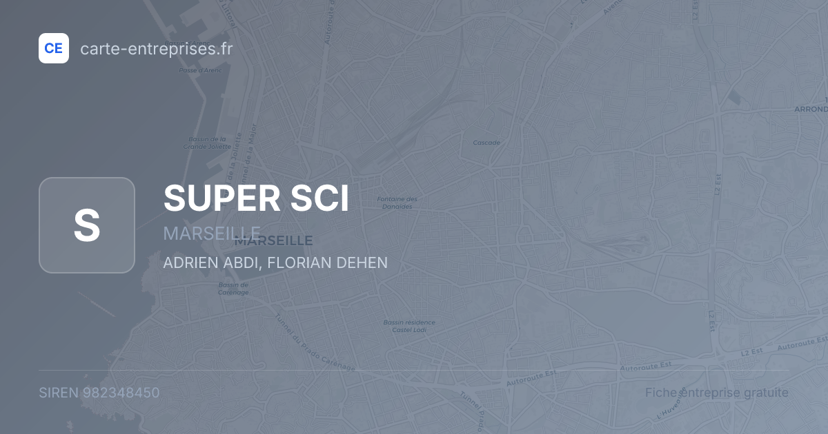SUPER SCI — 982348450 — fiche entreprise