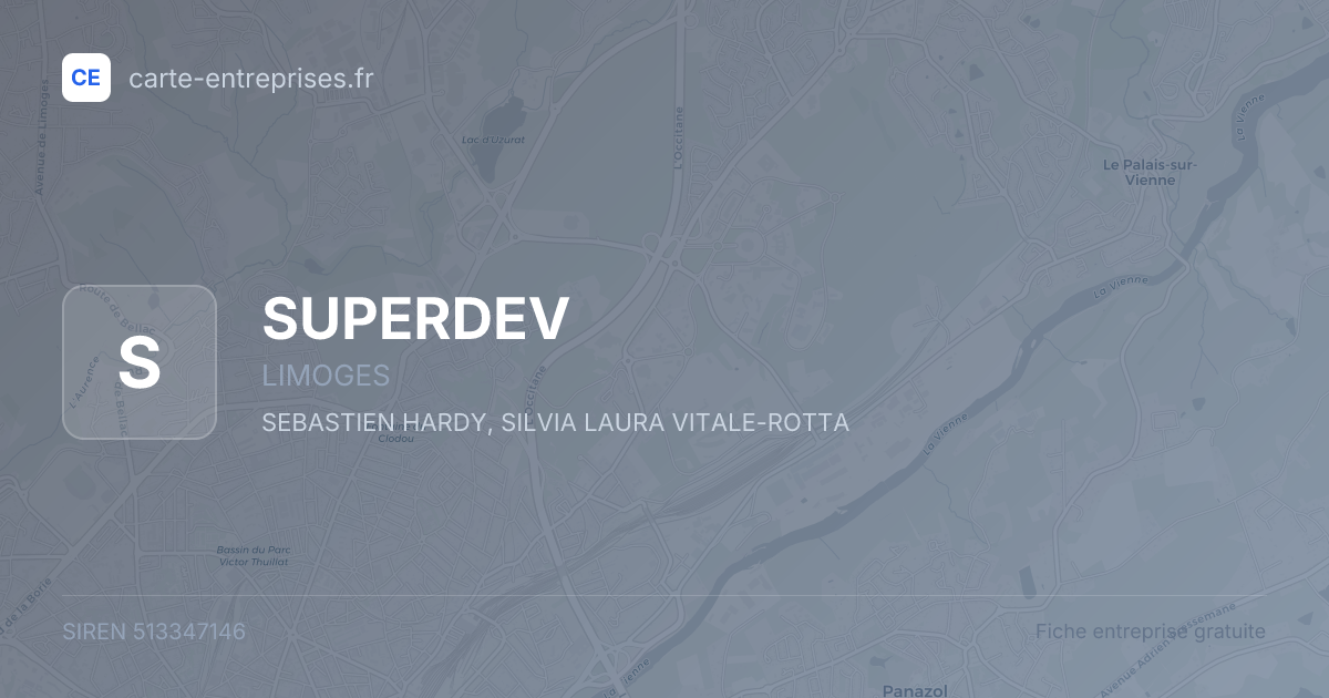 SUPERDEV — 513347146 — fiche entreprise