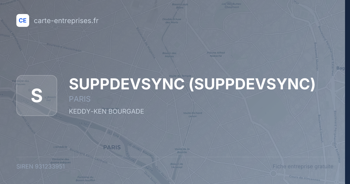 SUPPDEVSYNC — 931233951 — fiche entreprise