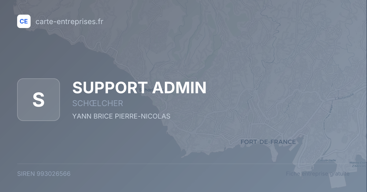 SUPPORT ADMIN — 993026566 — fiche entreprise