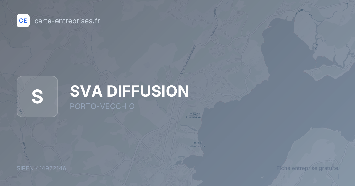 SVA DIFFUSION — 414922146 — fiche entreprise
