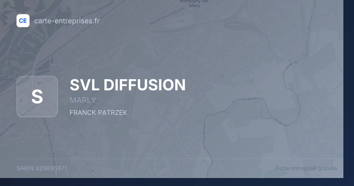 SVL DIFFUSION — 429896871 — fiche entreprise