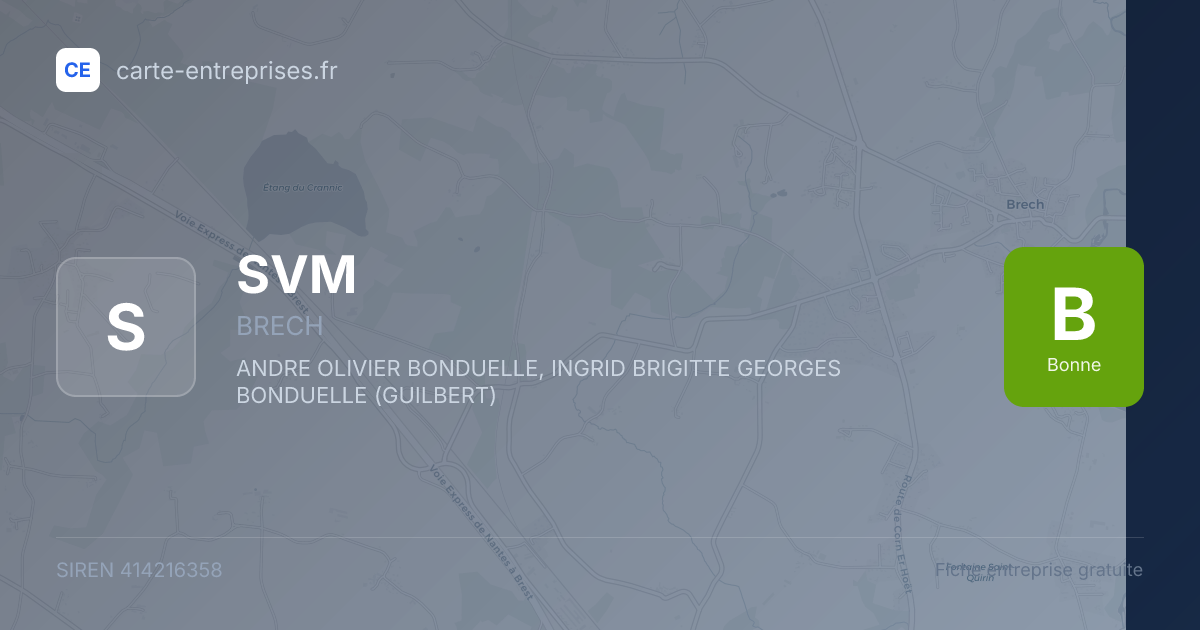 SVM — 414216358 — fiche entreprise