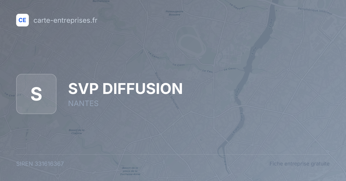SVP DIFFUSION — 331616367 — fiche entreprise