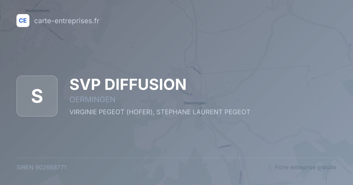 SVP DIFFUSION — 902668771 — fiche entreprise