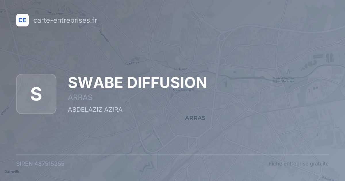 SWABE DIFFUSION — 487515355 — fiche entreprise