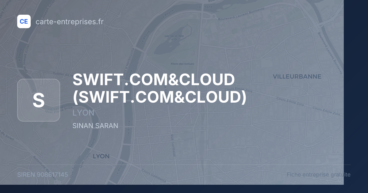 SWIFT.COM&CLOUD — 908617145 — fiche entreprise