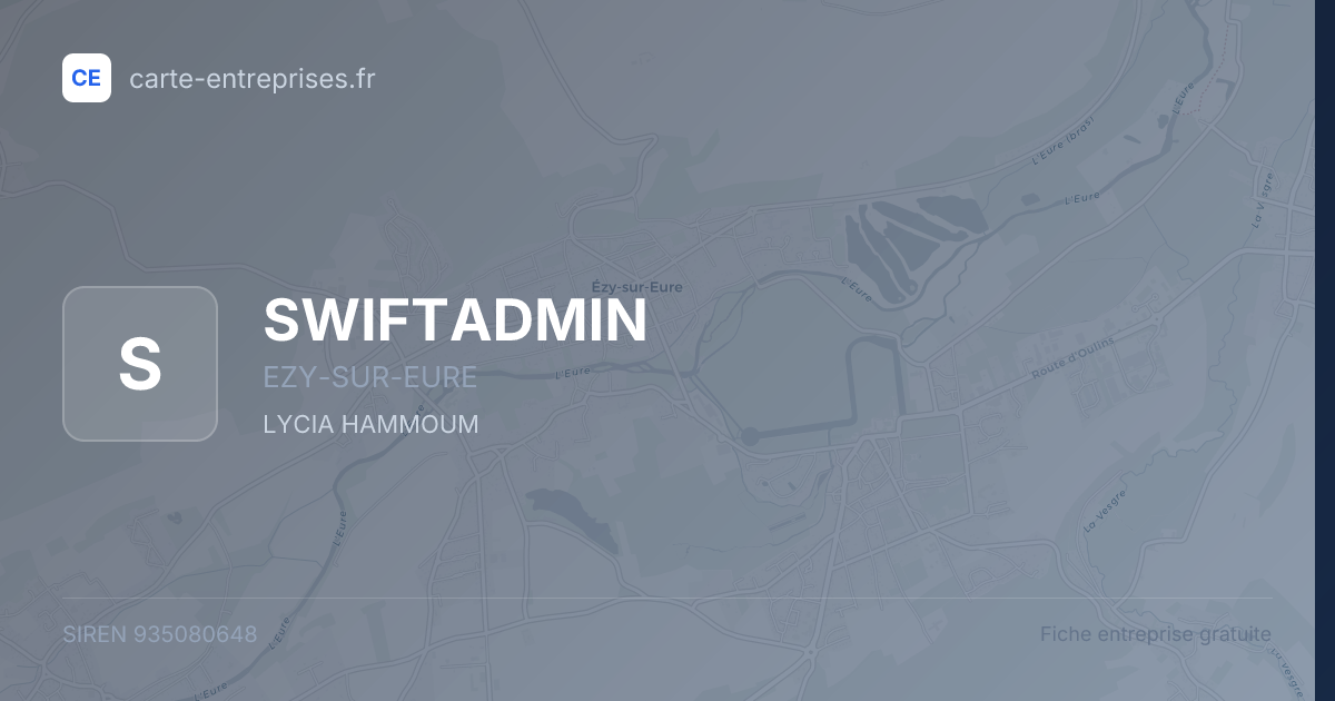 SWIFTADMIN — 935080648 — fiche entreprise