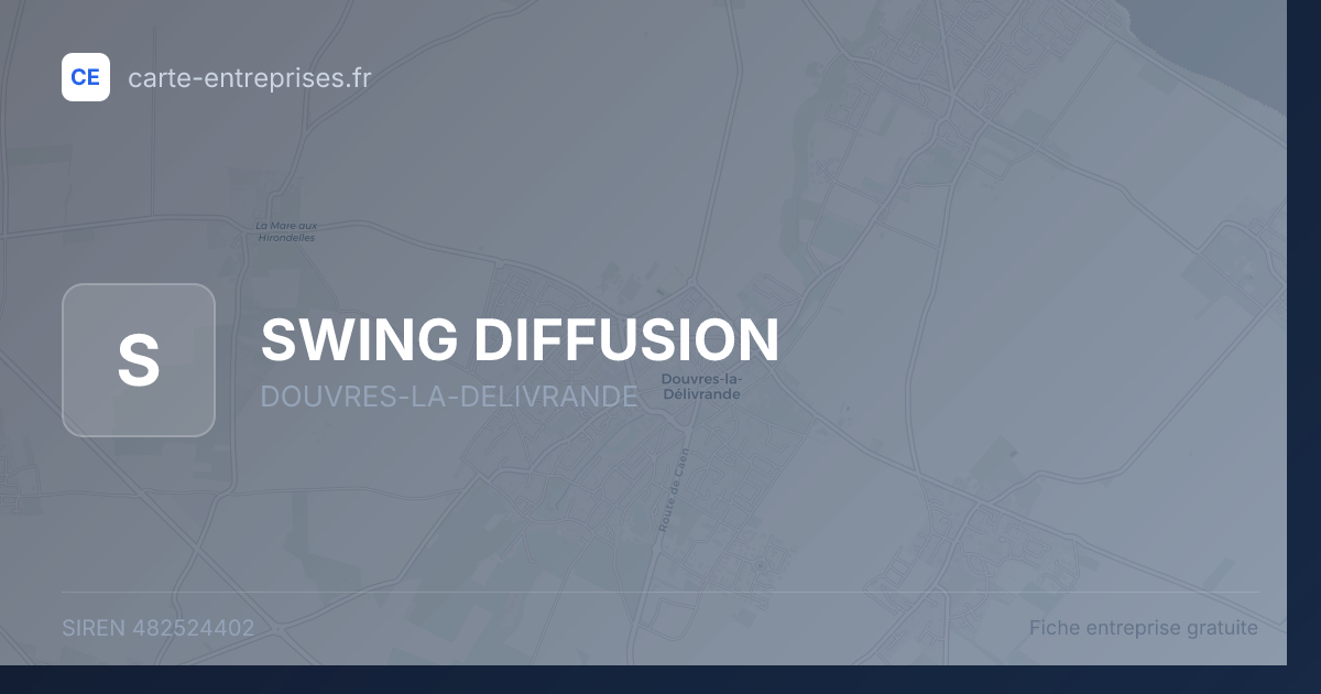 SWING DIFFUSION — 482524402 — fiche entreprise