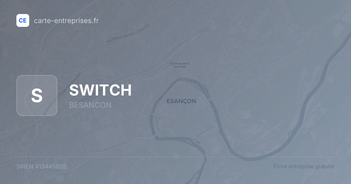 SWITCH — 413445628 — fiche entreprise