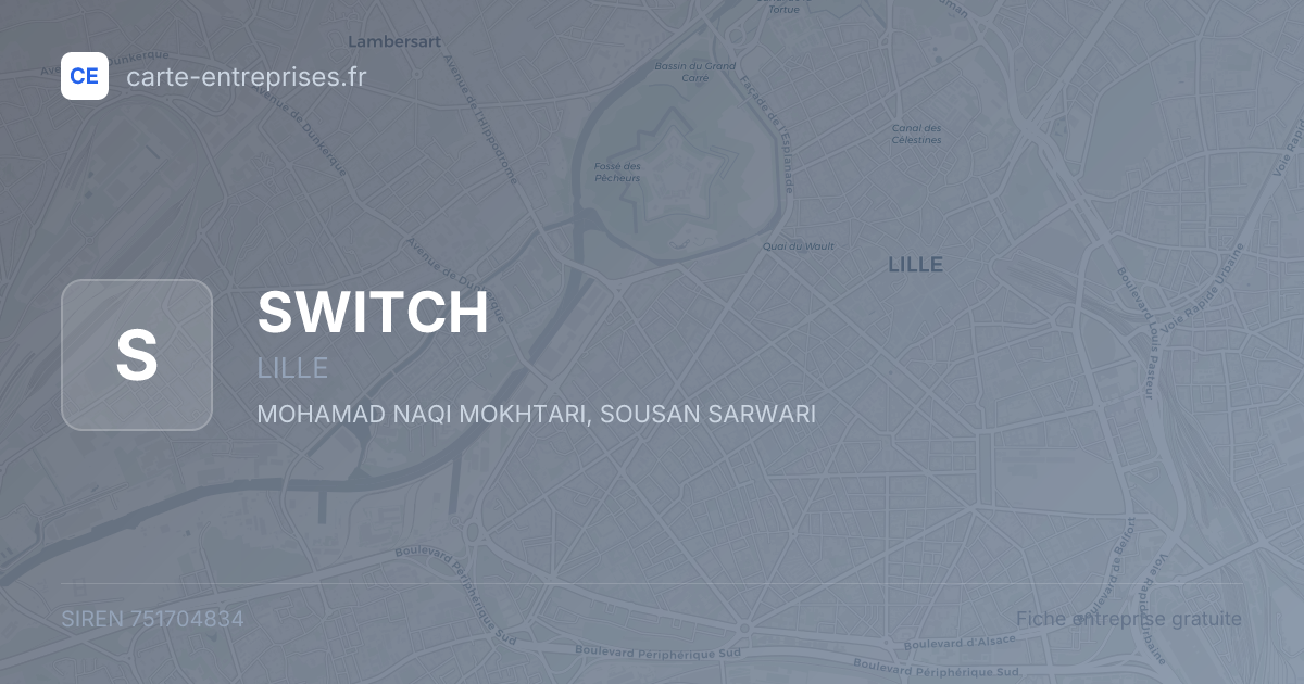 SWITCH — 751704834 — fiche entreprise