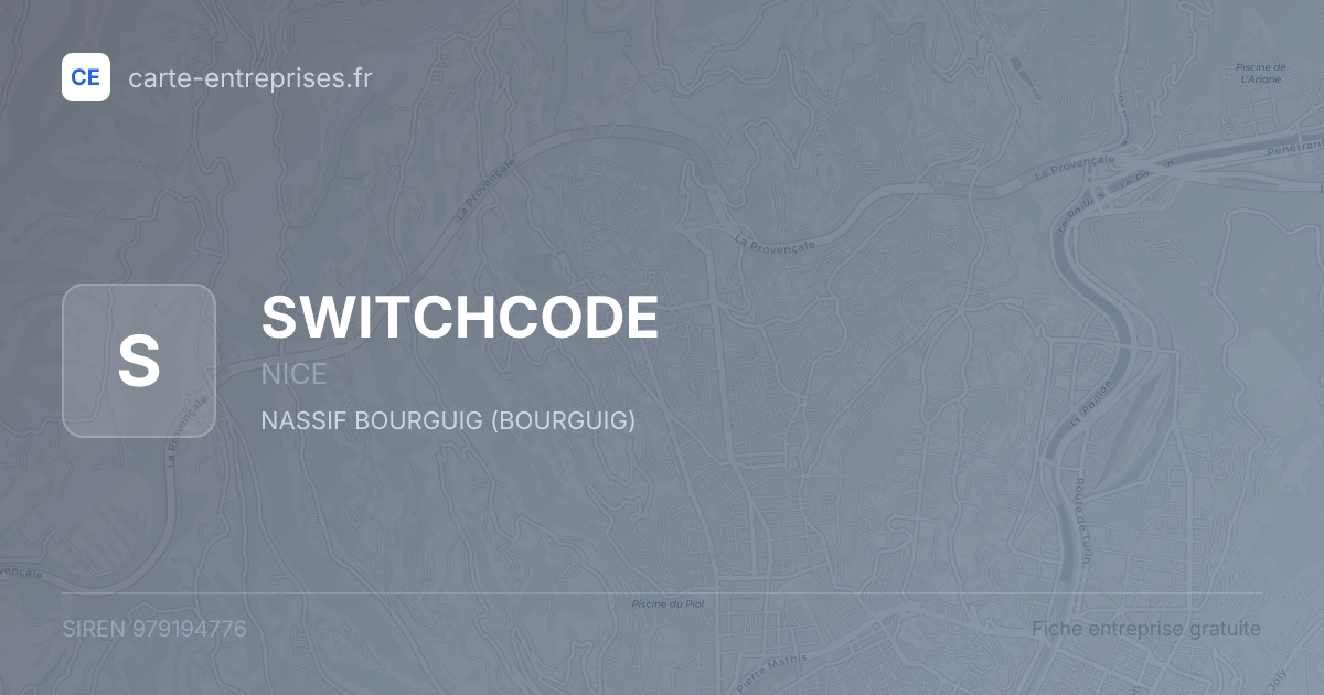 SWITCHCODE — 979194776 — fiche entreprise
