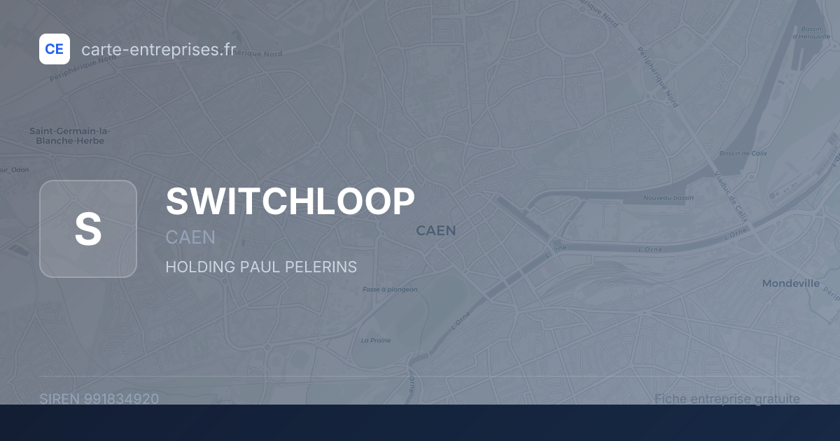 SWITCHLOOP — 991834920 — fiche entreprise