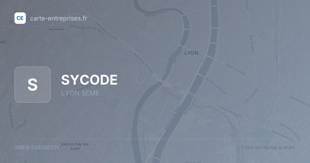 SYCODE — 338006521 — fiche entreprise