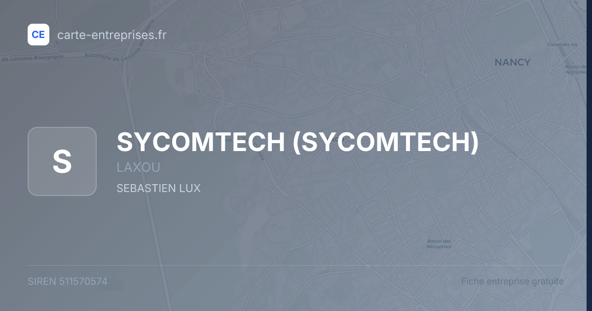 SYCOMTECH — 511570574 — fiche entreprise