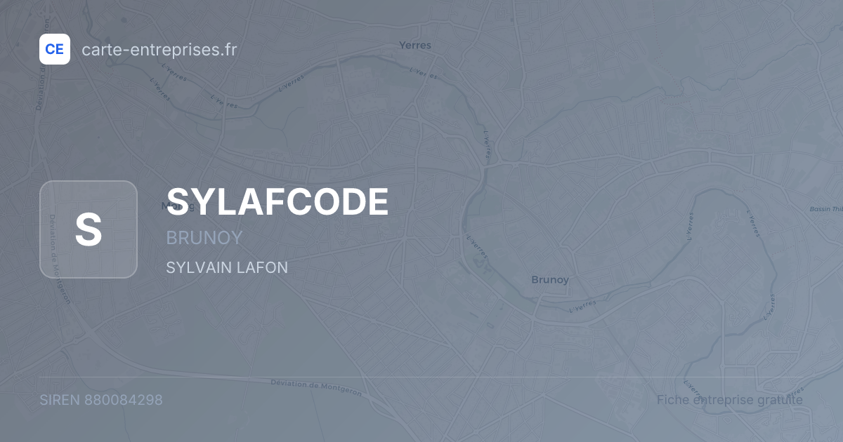 SYLAFCODE — 880084298 — fiche entreprise