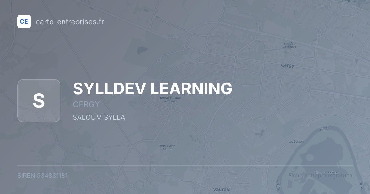SYLLDEV LEARNING — 934831181 — fiche entreprise