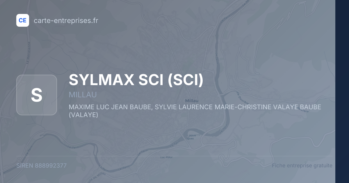 SYLMAX SCI (SCI) — 888992377 — fiche entreprise