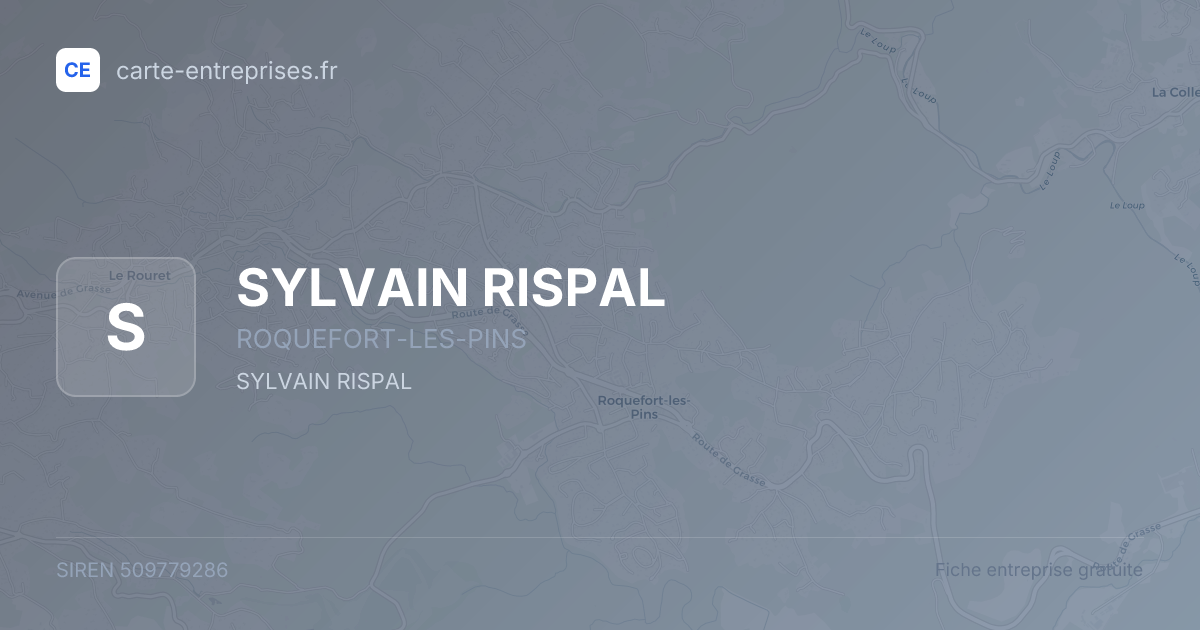 SYLVAIN RISPAL — 509779286 — fiche entreprise