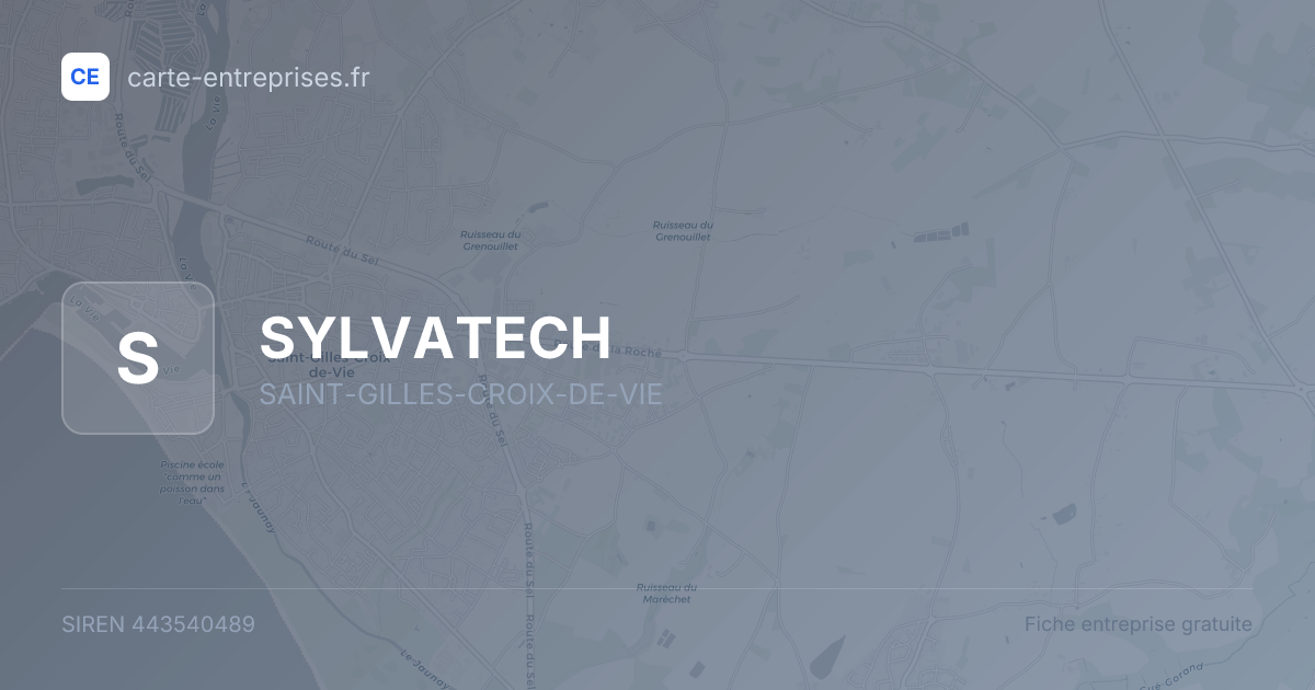 SYLVATECH — 443540489 — fiche entreprise