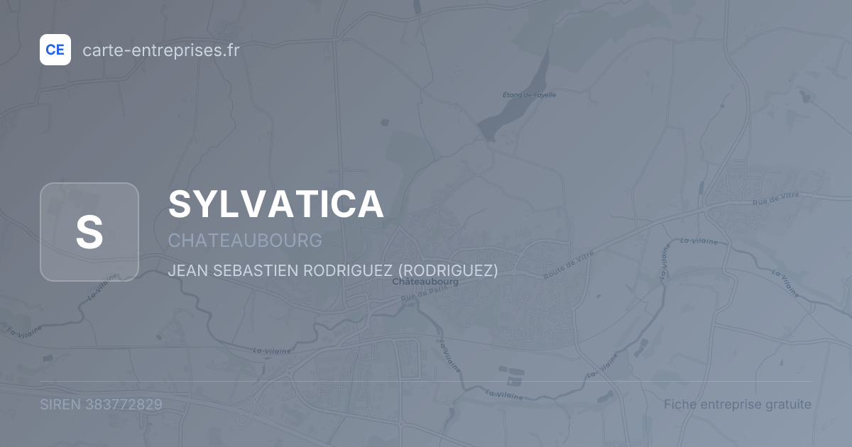 SYLVATICA — 383772829 — fiche entreprise