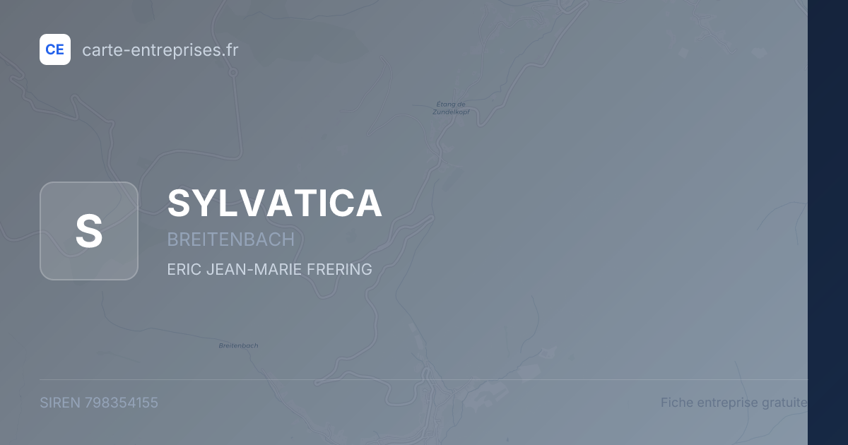 SYLVATICA — 798354155 — fiche entreprise