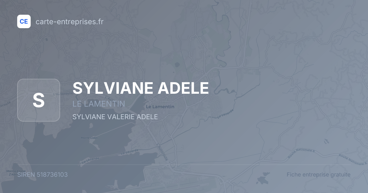 SYLVIANE ADELE — 518736103 — fiche entreprise