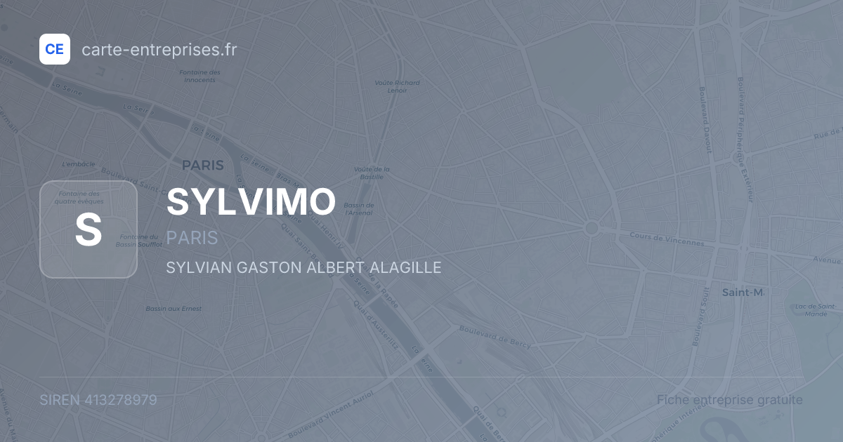 SYLVIMO — 413278979 — fiche entreprise