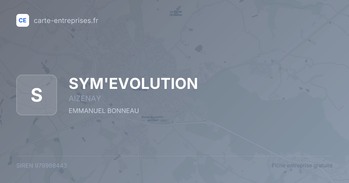 SYM'EVOLUTION — 979968443 — fiche entreprise