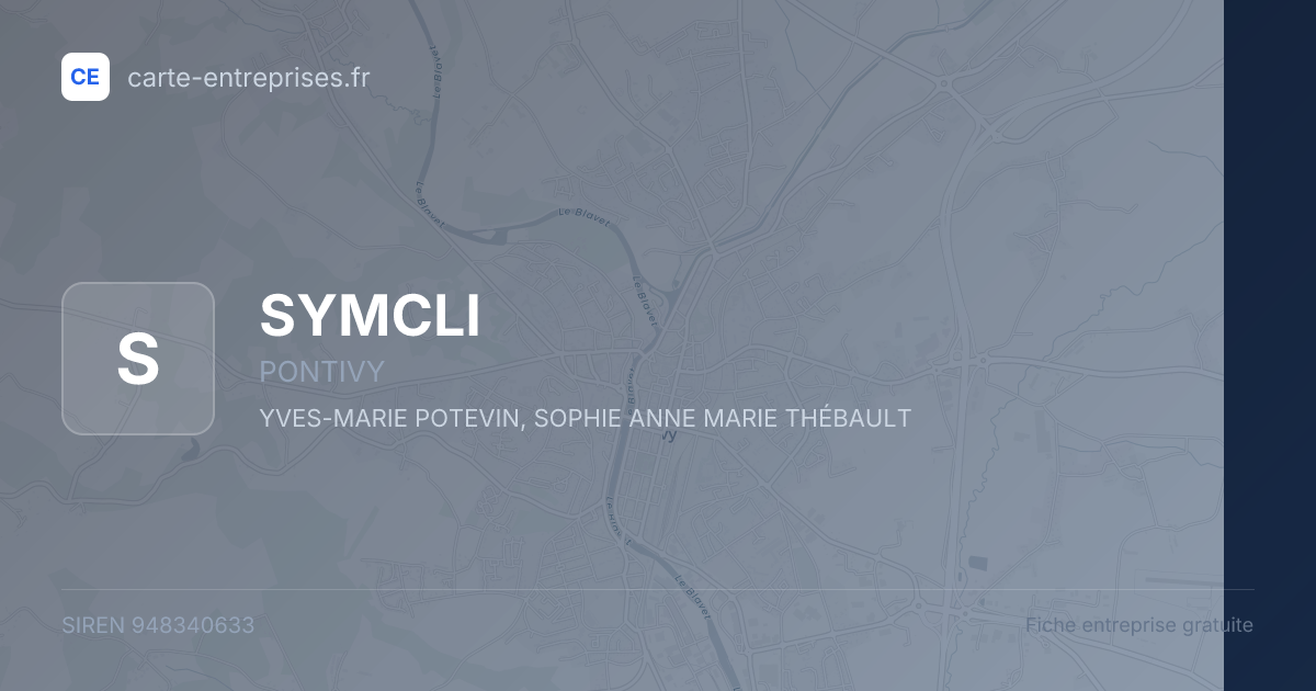 SYMCLI — 948340633 — fiche entreprise