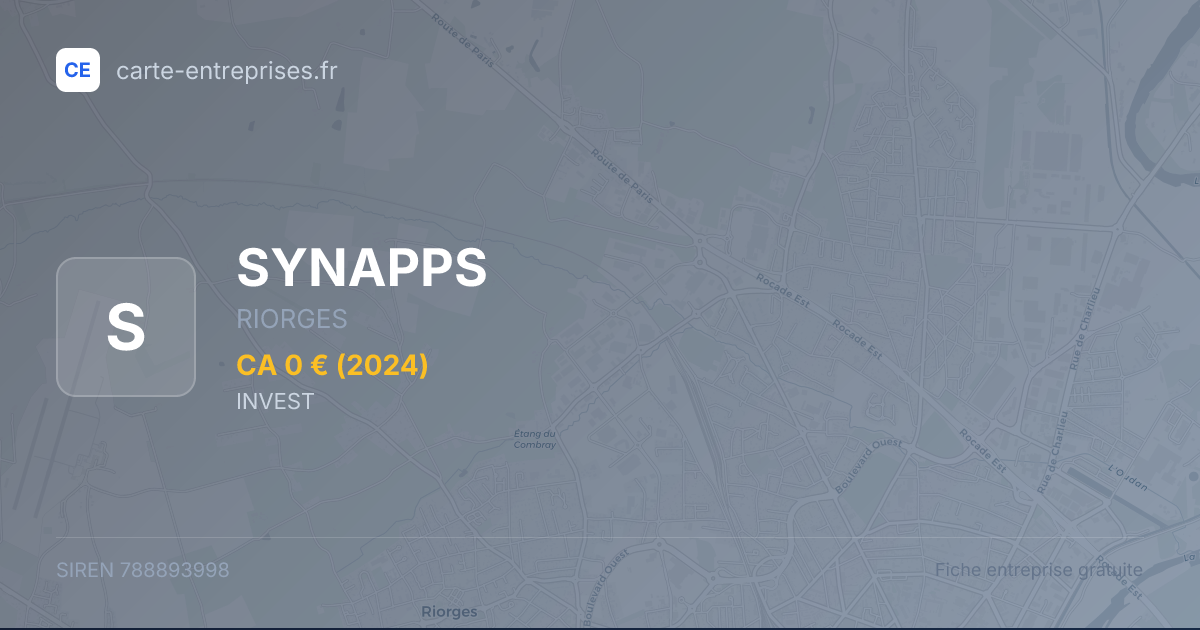 SYNAPPS — 788893998 — fiche entreprise