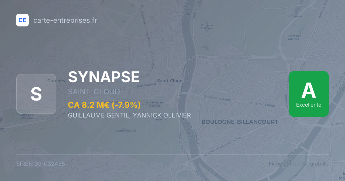 SYNAPSE — 391032455 — fiche entreprise