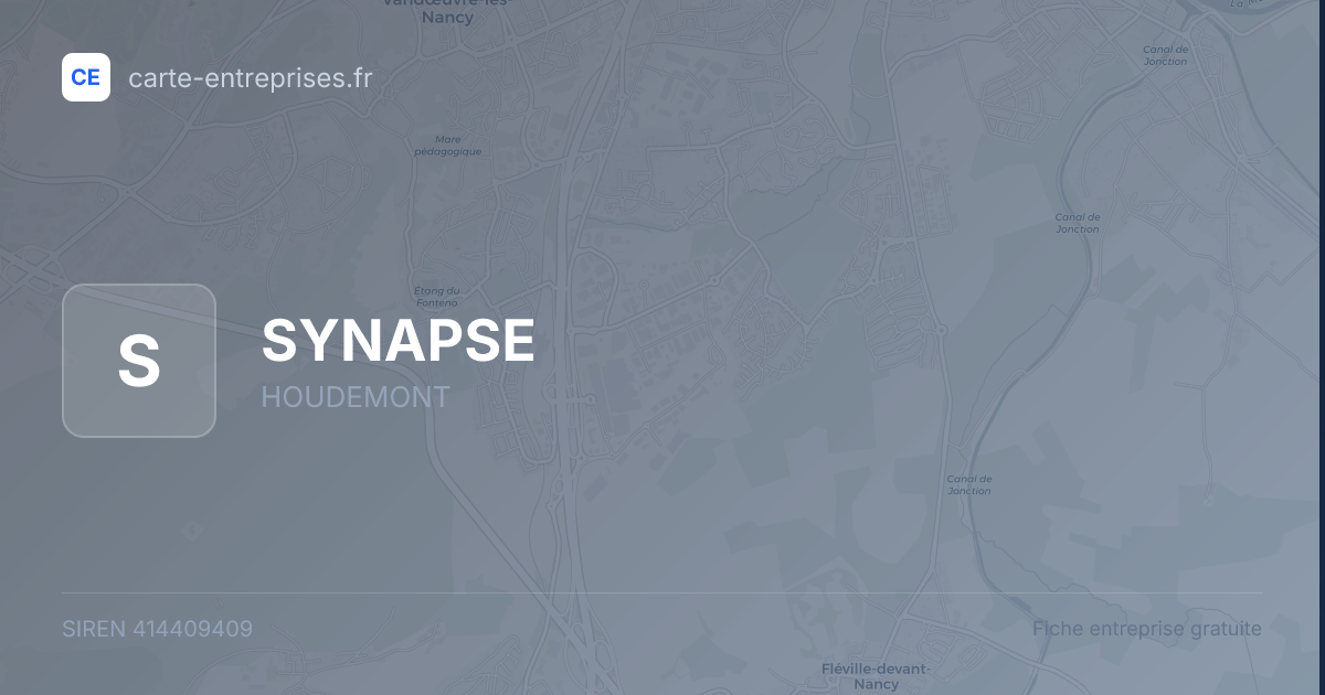 SYNAPSE — 414409409 — fiche entreprise