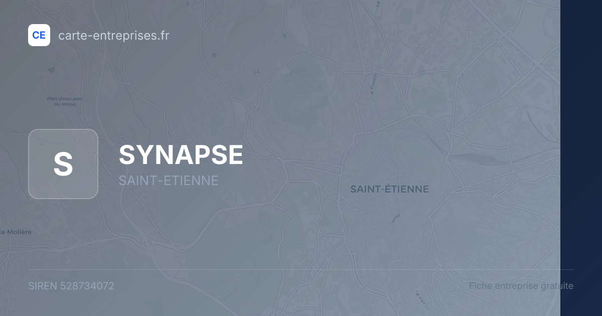 SYNAPSE — 528734072 — fiche entreprise