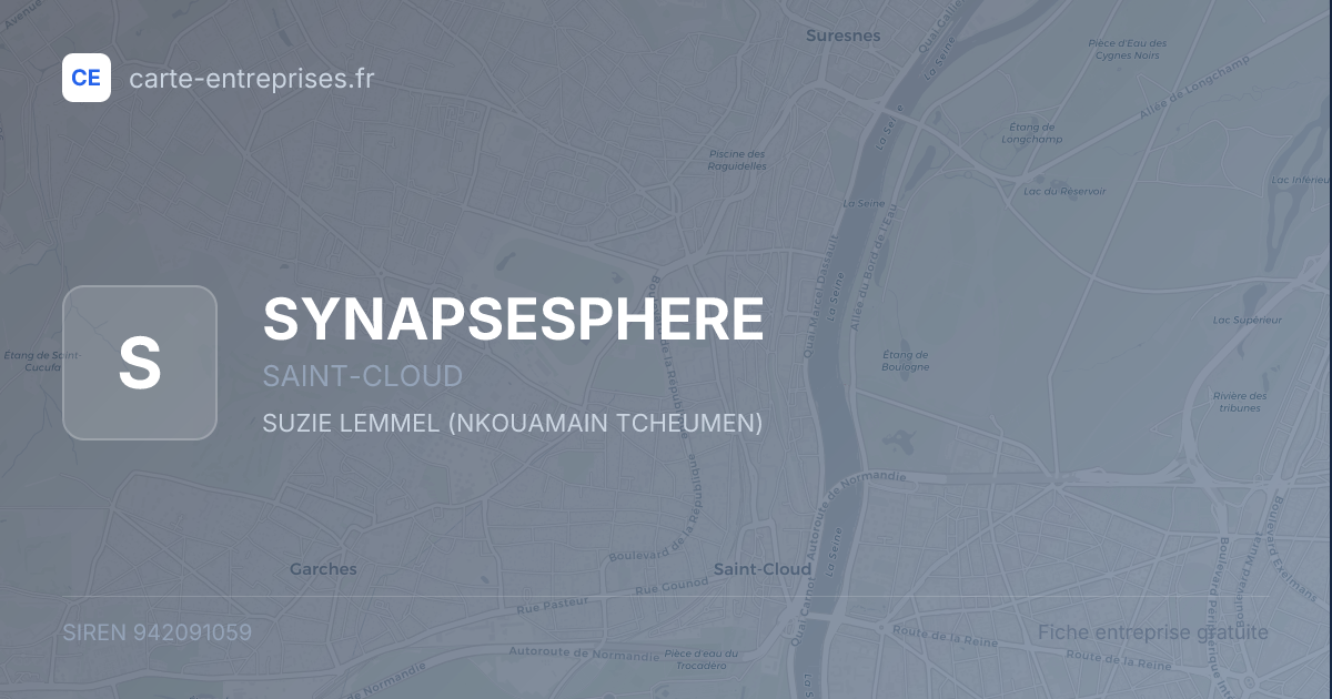 SYNAPSESPHERE — 942091059 — fiche entreprise